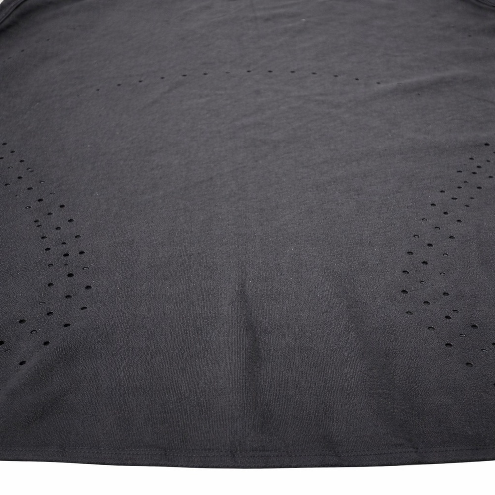 Lululemon Black Perforated Athletic Tank Top Dri-Fit Workout Size M - Picture 5 of 7